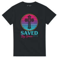 Load image into Gallery viewer, Saved By Grace Heavyweight Cotton T-Shirt 