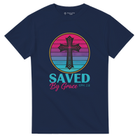 Load image into Gallery viewer, Saved By Grace Heavyweight Cotton T-Shirt 