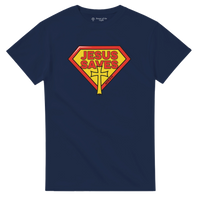 Load image into Gallery viewer, Jesus saves heavyweight cotton t-shirt