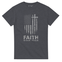 Load image into Gallery viewer, Faith Over Fear Heavyweight Cotton T-Shirt