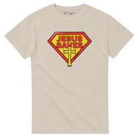 Load image into Gallery viewer, Jesus saves heavyweight cotton t-shirt