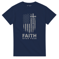 Load image into Gallery viewer, Faith Over Fear Heavyweight Cotton T-Shirt