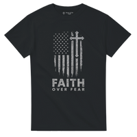 Load image into Gallery viewer, Faith Over Fear Heavyweight Cotton T-Shirt