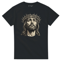 Load image into Gallery viewer, jesus christ face heavyweight t-shirt