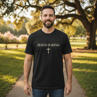 Load image into Gallery viewer, Jesus Is King heavyweight cotton t-shirt