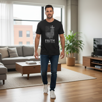 Load image into Gallery viewer, Faith Over Fear Heavyweight Cotton T-Shirt