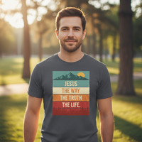 Load image into Gallery viewer, heavyweight cotton Jesus t-shirt