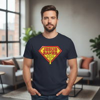 Load image into Gallery viewer, Jesus saves heavyweight cotton t-shirt